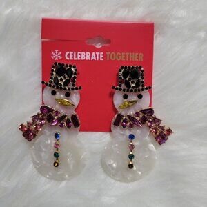 Celebrate Together Snowman Earrings